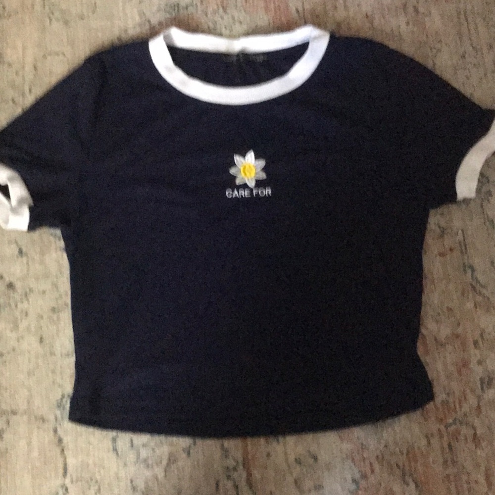 Dark blue top
